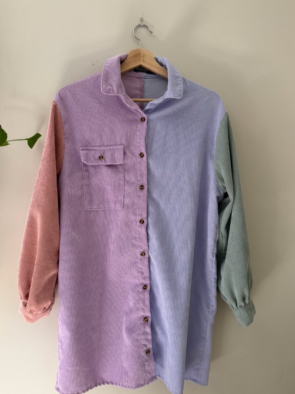 NASTYGAL Oversized Corduroy Shirt